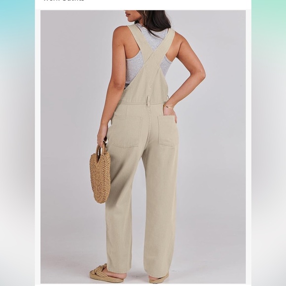 Loose fit Overalls, size medium, NWOT - Picture 2 of 5